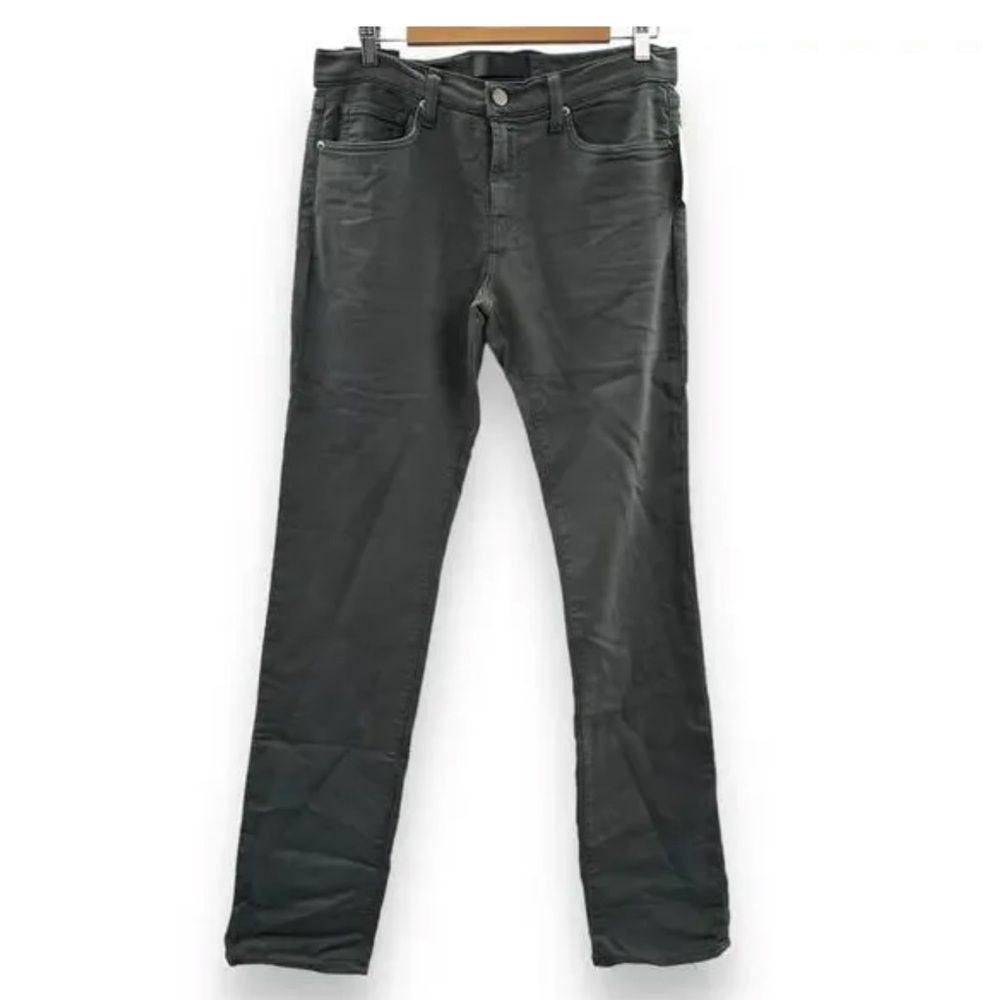 J Brand Kane Straight Fit French Terry Gray Pants‎ in Keckley Particle Sz 31 NEW